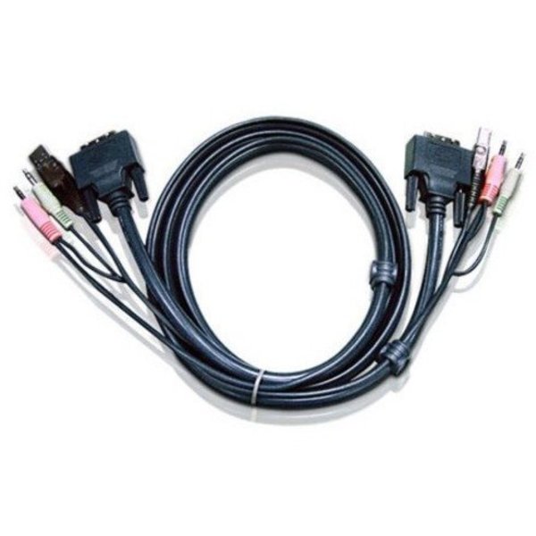 Aten Usb Dvi-D Dual Link Kvm Cable (6Ft) 2L7D02UD
